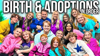 16 KiDS BiRTH and ADOPTiON stories in ORDER [upl. by Werdna873]