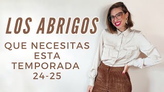 TENDENCIA EN ABRIGOS De la pasarela a las tiendas Como sientan y qué comprar [upl. by Lennahs]