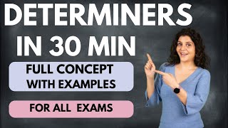 Determiners In English Grammar With Examples  Quantifiers  Determiners  Complete ChapterChetChat [upl. by Thorrlow]