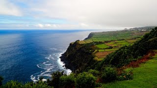 Beatiful Departure from Terceira Island 🌋 SATA Azores Dash8 Q400 [upl. by Ydnes872]