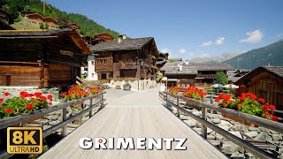 Grimentz 🇨🇭 The Most Spectacular Village Youll Ever See Switzerland 8K 🇨🇭 [upl. by Dierolf]