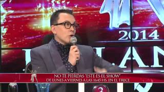 Showmatch 2014  LA TERRIBLE PELEA El enojo y bronca de Hernán Piquín [upl. by Everest]