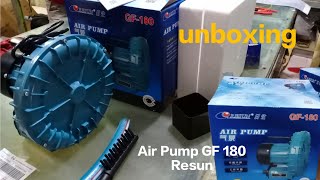 Test air pump GF 180 RESUNunboxing [upl. by Winthorpe507]