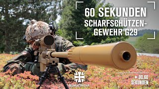 60 Sekunden Das Scharfschützengewehr G29 I Bundeswehr [upl. by Leay]