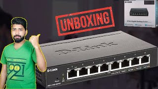 DLink DGS108 Unmanageable Switch  Best 8 Port Network Switch By The knowledge hub [upl. by Tymon706]