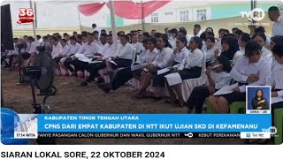 CPNS EMPAT KABUPATEN SELEKSI UJIAN SKD DI SMKN 1 KEFAMENANU [upl. by Anahsal751]