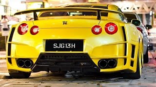 Nissan gtr street racing compilation [upl. by Nassi268]