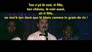 Pierre Vidot  Toué lé jolie  Paroles [upl. by Roid238]