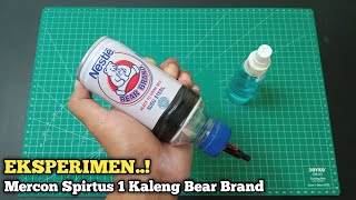 EKSPERIMEN Membuat Mercon Spirtus Dari 1 Kaleng Susu Bear Brand [upl. by Body]