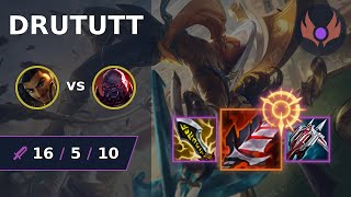 drututt  Akshan TOP vs Sion  EUW MASTER  LOL Season 2024 [upl. by Wilder]