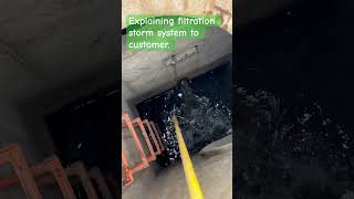 Stormwater filtration system unclogging Floods StormManagement WaterManagement DrainCleaning￼ [upl. by Maryn]