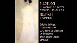 Brigitte Balleys  G Martucci La canzone dei ricordi  1 Andantino [upl. by Ennovad]