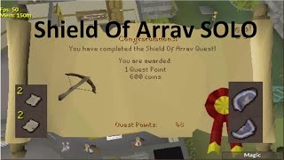 Shield of Arrav SOLO Quest guide OSRS No partner needed [upl. by Erdreid]