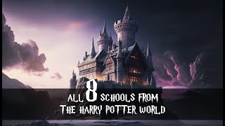 All 8 Wizarding World Schools from Harry Potter [upl. by Hardigg209]