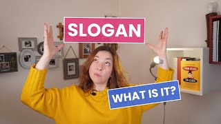 What Is a SLOGAN TAGLINE [upl. by Enyalb]