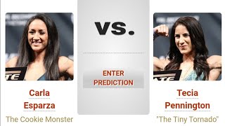 Carla Esparza VS Tecia Pennington  UFC 307 Preview amp Picks  Pinoy Silent Picks [upl. by Nabala542]