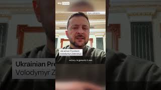 Volodymyr Zelenskyy congratulates Donald Trump on becoming US president again [upl. by Georas152]