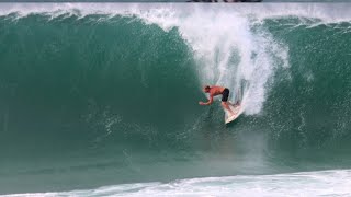 Mick Fanning and Locals Show How its Done at Kirra [upl. by Almund]