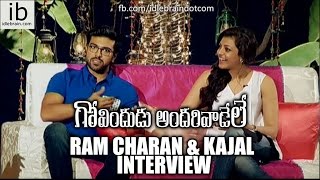 Ram Charan amp Kajal Agarwal interview about GAV  idlebraincom [upl. by Casabonne]