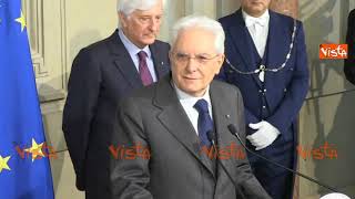 Il discorso integrale di Mattarella dopo la fine delle seconde Consultazioni [upl. by Sukcirdor]