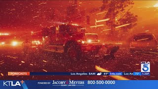 Continuing coverage of the Franklin Fire burning in Malibu from KTLA 5 News [upl. by Rubetta]