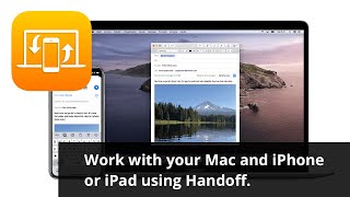 How to synchronize tasks between your Mac and your iPhone or iPad using Handoff [upl. by Horvitz]