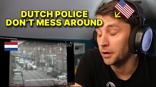 American reacts to Netherlands Police Chase [upl. by Neirol]