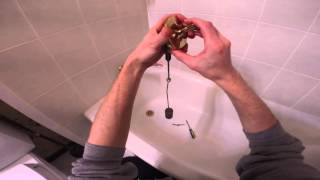 How To Adjust A Trip Lever Bathtub Drain [upl. by Eduard651]