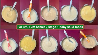 4 Month Baby Foods Baby Puree Recipes Baby First Solid RecipesHomemade Stage 1 Baby  Faith Vibes [upl. by Elery61]