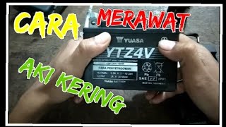 Cara merawat aki kering [upl. by Nellahs]