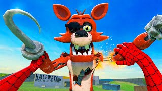 RIPPING Foxy from FNAF Apart  Bonelab VR Mods [upl. by Zenda]