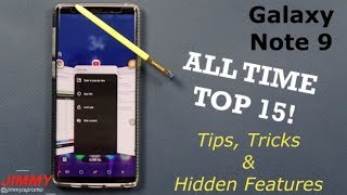 Note 9 ALL TIME Top 15 Tips Tricks amp Hidden Features [upl. by Enelloc]