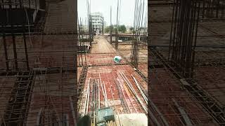 Slab steel bending work construction civilengeeniring steelbuilding ytshorts [upl. by Georgette657]