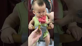 Baby medicine feed new method funny baby viralvideo video [upl. by Ahsik531]