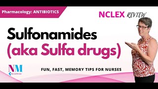 Sulfonamides Pharmacology for Nurses [upl. by Peugia]