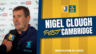 Nigel Clough post Cambridge win [upl. by Anorahs369]