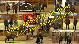 Weihnachtsedition Das Team der Riding Academy by Wolfgang Rust Die Pferde und deren Besitzer [upl. by Atiuqat599]