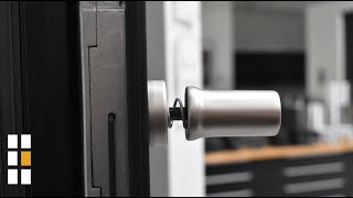 Installing and Replacing Handles on Schuco Aluminum Windows [upl. by Roberts]