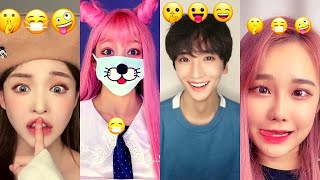 Cute Tik Tok Emoji Challenge🤫😷😝🤪  TikTok Emoji Compilation P3 [upl. by Trotta]