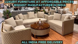 Cozy Sofa Trendy Bed Exclusive Dining Table and Unique Home Decor Items with All India Free Delivery [upl. by Schindler]