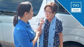 Leila de Lima visits former VP Leni Robredo in Camarines Sur  INQToday [upl. by Maryly487]