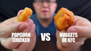 Popcorn Chicken VS Nuggets de KFC ¿QUIÉN GANA [upl. by Mattheus]