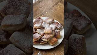 just try this beignets recipe✨literally they’re the best🤌 baking beignets princessandthefrog [upl. by Zetnas]