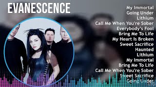 Evanescence 2024 MIX Favorite Songs  My Immortal Going Under Lithium Call Me When Youre Sober [upl. by Refinney]