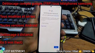 débloquer compte google FRP tous les samsung A53 5G A536b FRP Bypass last security [upl. by Kipper]