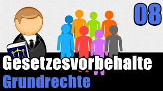 Die verschiedenen Gesetzesvorbehalte  Staatsrecht II 08 [upl. by Yole789]