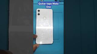 Como quitar tapa trasera Moto ONE smartphone tecnologia tutorial repair motorola iphone [upl. by Divadnhoj]