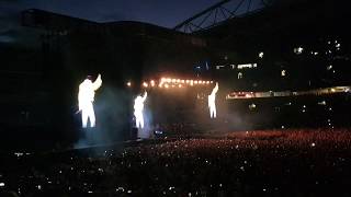 Freddie Mercury AyOh Live Aid Recreation  Queen amp Adam Lambert  Fire Fight Concert Sydney 16220 [upl. by Ioab]