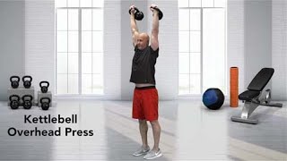 How to do a Kettlebell Overhead Press [upl. by Gnouc591]