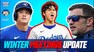 Ohtani Decision Coming Soon Dodgers Interested in Lucas Giolito Winter Meetings Update amp More [upl. by Anilet]